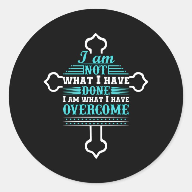 Adesivo Redondo Celebrar Recuperação da Igreja Cristã Cruz Club (Frente)