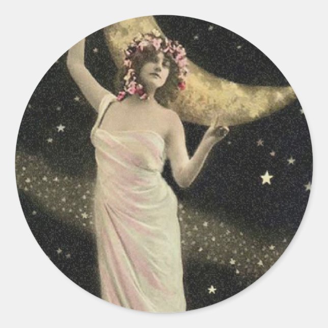 Adesivo Redondo Celestial Drama Queen (Frente)