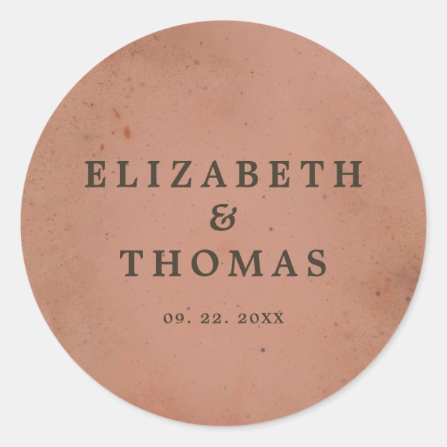 Adesivo Redondo Celestial Floral Galaxy Starry Night Pink Wedding (Frente)