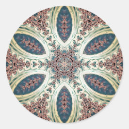 Adesivo Redondo Celestial Petals of Infinity