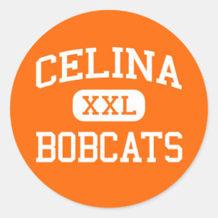 Adesivo Redondo Celina - Bobcats - Segundo grau - Celina Texas