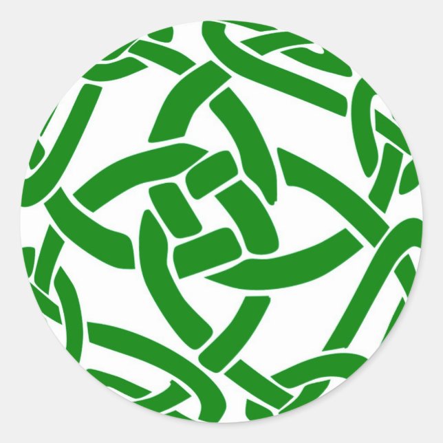 Adesivo Redondo Celtic Knot (Frente)