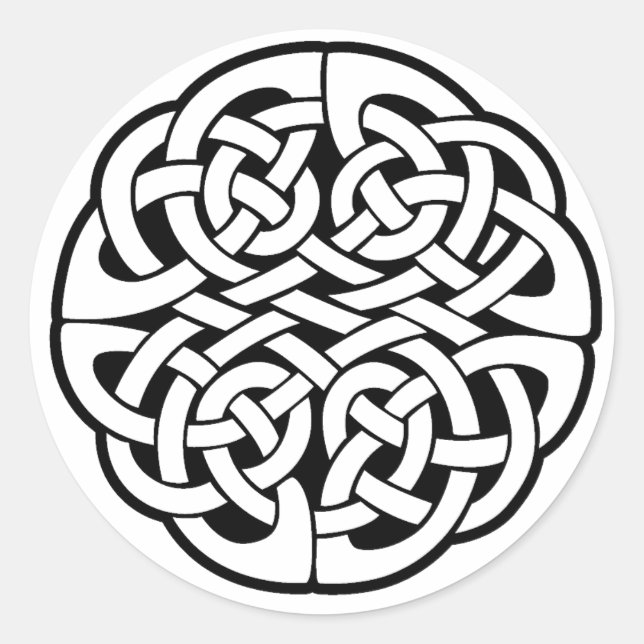 Adesivo Redondo Celtic Knot (Frente)