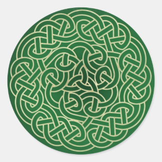 Adesivo Redondo Celtic Knot - Coloque seu irlandês!