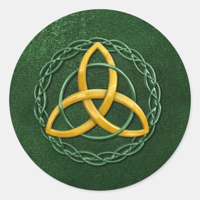 Adesivo Redondo Celtic Trinity Knot (Frente)