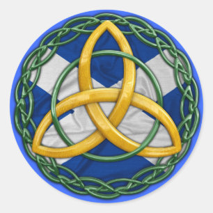 Adesivo Redondo Celtic Trinity Knot