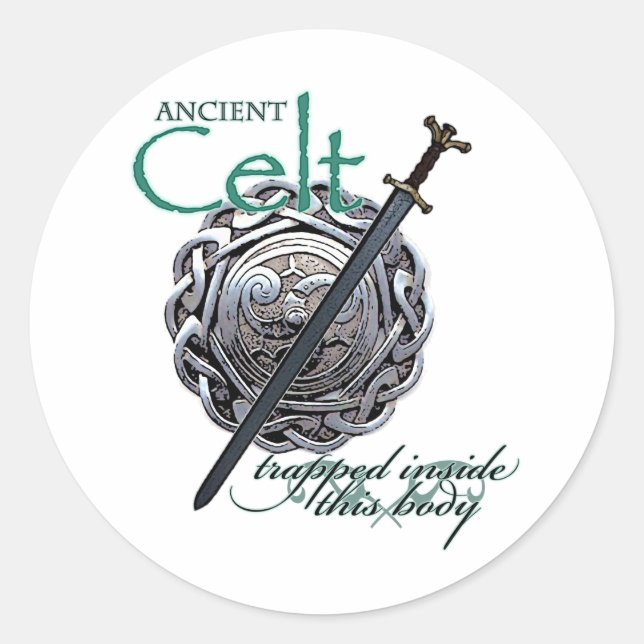 Adesivo Redondo Celts antigos (Frente)