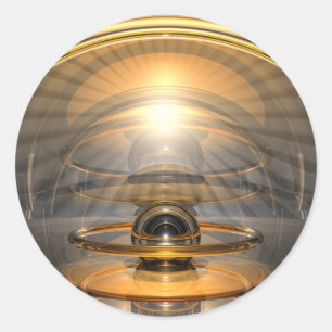 Adesivo Redondo Célula de Energia