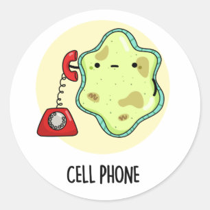 Adesivo Redondo Celular Funny Biology Science Pun