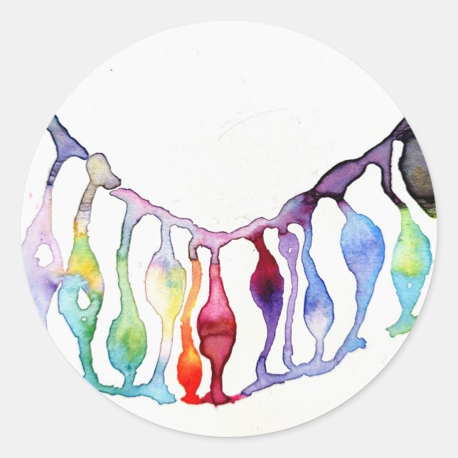 Adesivo Redondo Células estaminais neuronais (Frente)