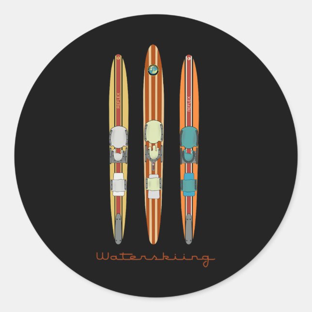 Adesivo Redondo Células Vintage (Frente)