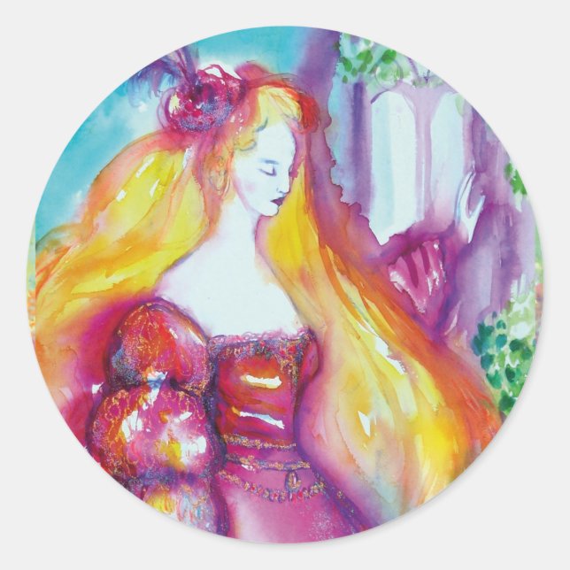 ADESIVO REDONDO CENA DA VARANDA DE ROMEO E JULIETA (Frente)