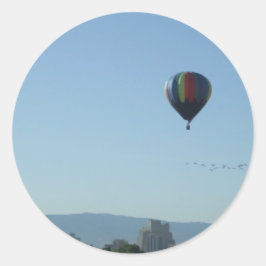 Adesivo Redondo Cena de Reno Pacata