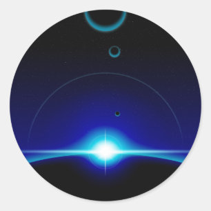 Adesivo Redondo Cena Solar