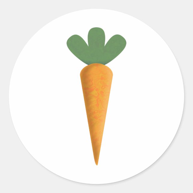 Adesivo Redondo Cenoura (Frente)