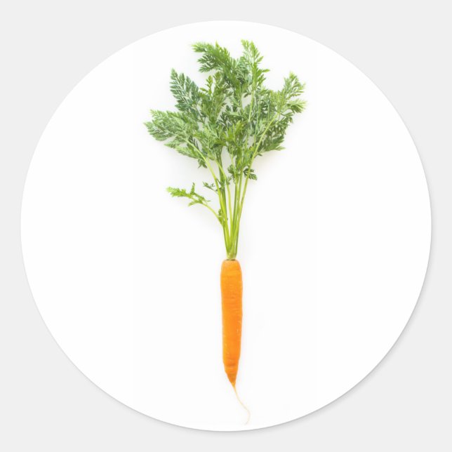 Adesivo Redondo Cenoura (Frente)