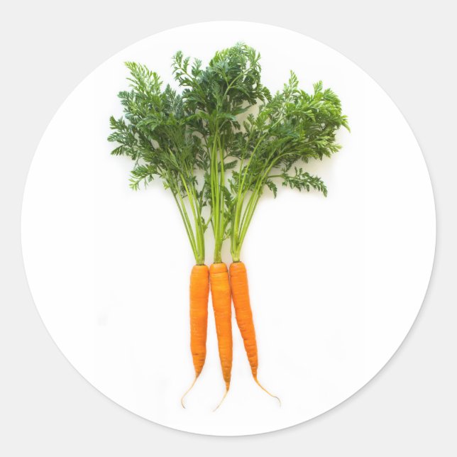 Adesivo Redondo Cenouras (Frente)