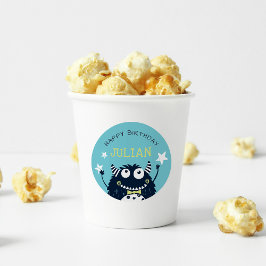 Adesivo Redondo Cerceta | Pequeno Aniversário de criança Personali