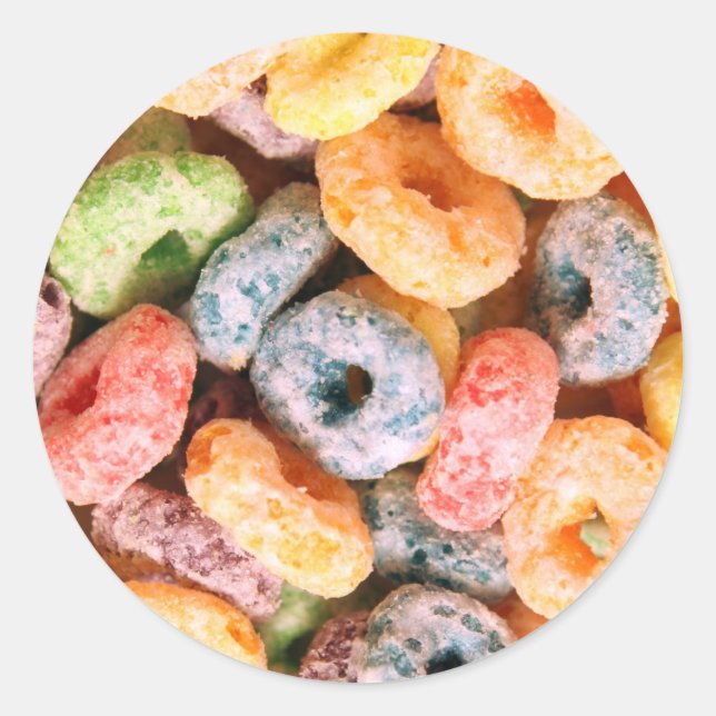 Adesivo Redondo Cereal (Frente)