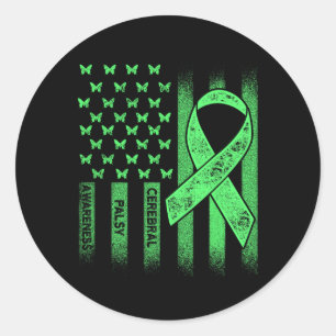 Adesivo Redondo Cerebral Paralisia Cp Sensibilização Usa Sinalizad