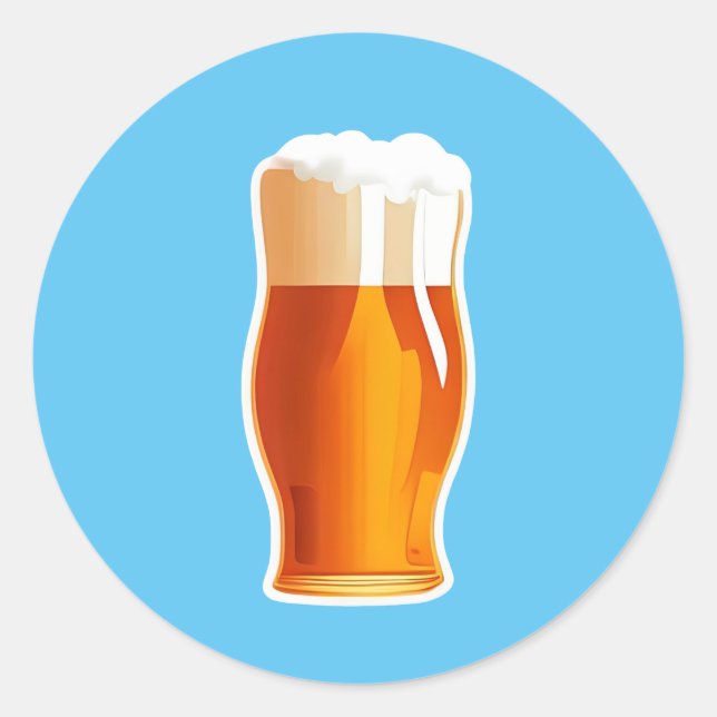 Adesivo Redondo Cerveja (Frente)