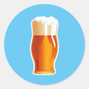 Adesivo Redondo Cerveja
