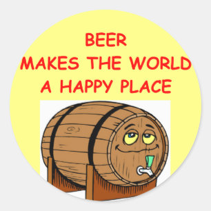 Adesivo Redondo cerveja