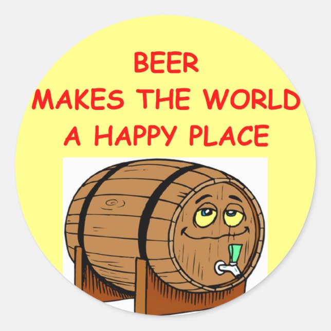 Adesivo Redondo cerveja (Frente)
