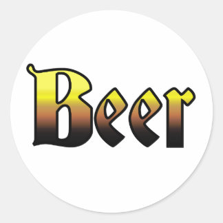 Adesivo Redondo Cerveja