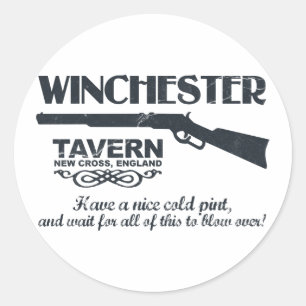 Adesivo Redondo Cerveja de Winchester