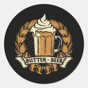 Adesivo Redondo Cerveja Manteiga