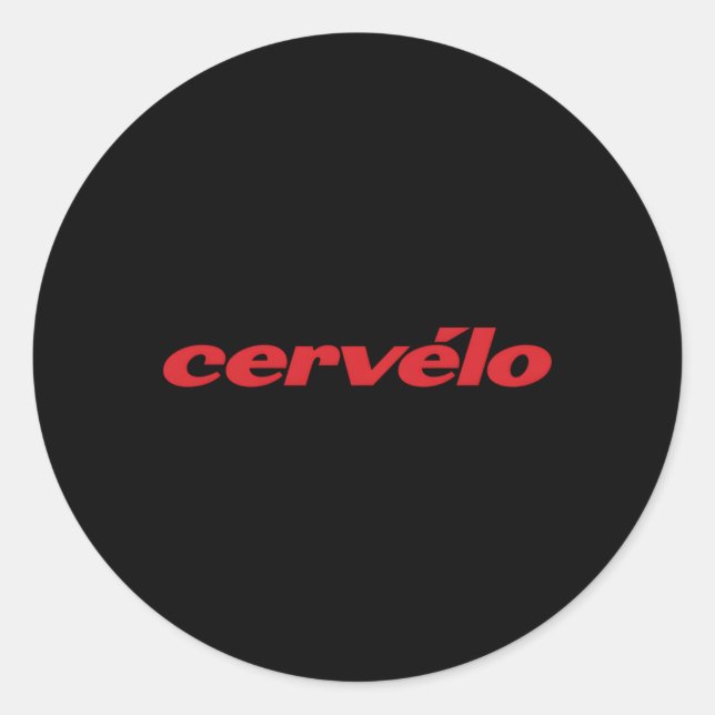 Adesivo Redondo Cervelo atualizado em 2021 (Frente)
