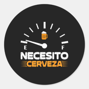 Adesivo Redondo Cerveza Cinco De M