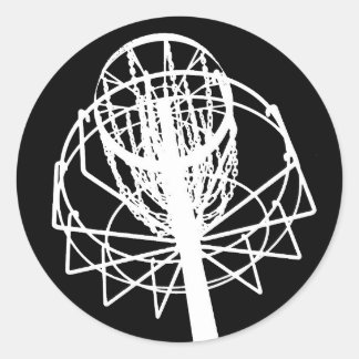 Adesivo Redondo cesto de golfe de disco