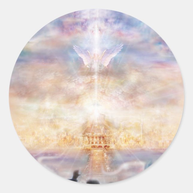 Adesivo Redondo Céu (Frente)