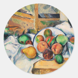 Adesivo Redondo Cezanne - Uma Mesa de Canto