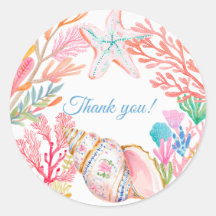 Chá de Bebê Aquarela Debaixo do Mar