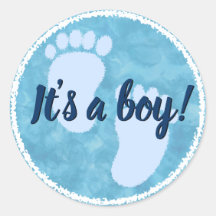 Chá de fraldas Baby Blue Watercolor Personalizado