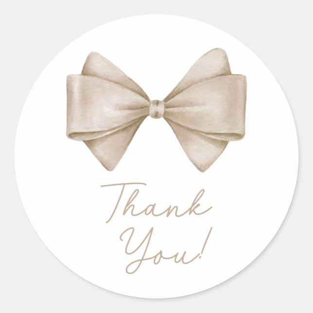 Adesivo Redondo Chá de fraldas Beige Arco Modern Boho (Frente)