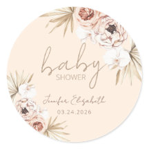 Chá de fraldas Boho Bohemian Grass