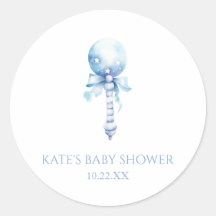 Chá de fraldas da Enfermeira Blue Vintage Baby Rat