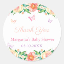 Chá de fraldas de Garden de Borboleta Encantada