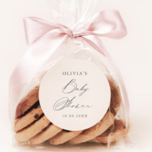 Adesivo Redondo Chá de fraldas de Tom da Terra Boho