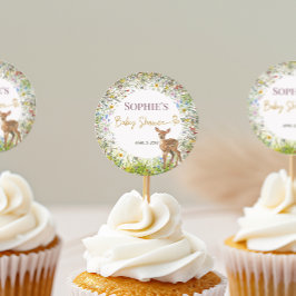 Adesivo Redondo Chá de fraldas Russo de Cachorro Selvagem