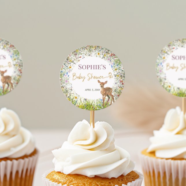 Adesivo Redondo Chá de fraldas Russo de Cachorro Selvagem (Criador carregado)