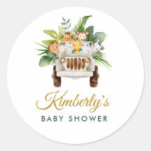 chá de fraldas safari da selva