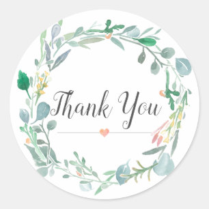 Adesivo Redondo Chá de fraldas Verde Cor-de-Água Rosa Muito Obri