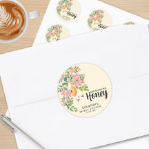 Chá de Noiva Aquarela Ela Encontrou Seu Mel 