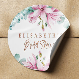 Adesivo Redondo Chá de panela brilhante de cobre