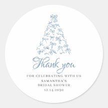 Chá de panela de Árvore de Natal Arco Azul